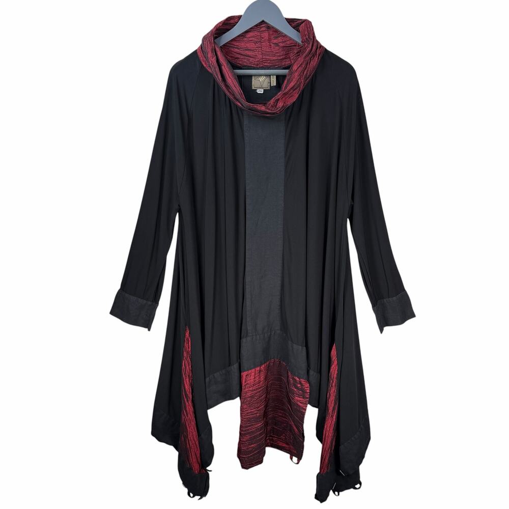 Lili Collection Layering Tunic Top OS Lagenlook Avent Garde Artsy Eclectic Goth